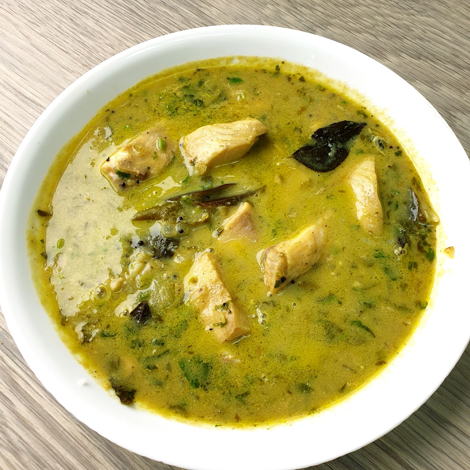Green Fish Curry